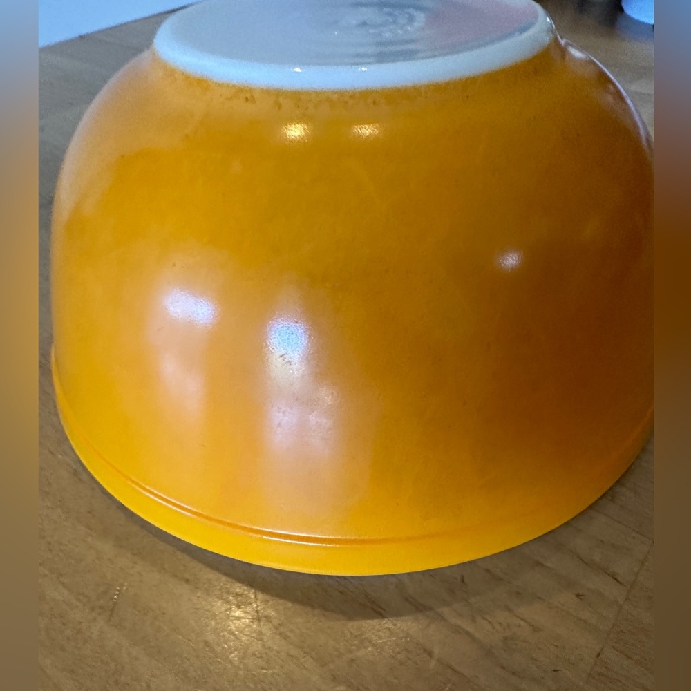 VTG Pyrex Orange Mixing Biel #403 2.5 quarts - Picture 10 of 12